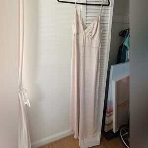 Lulu's Blush Champagne Jumpsuit
